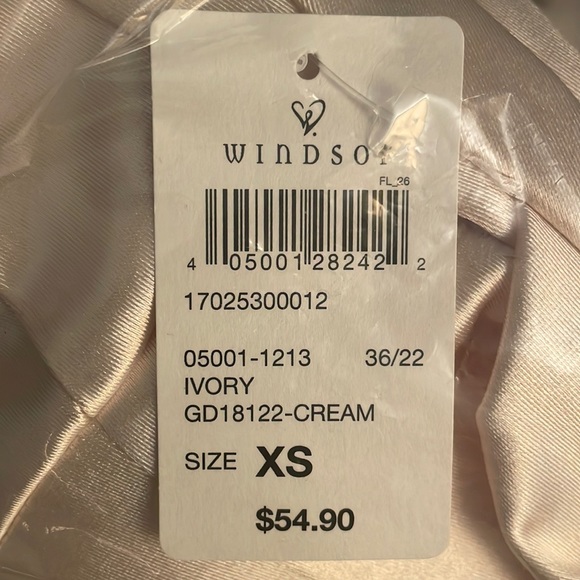 Ivory Satin Midi Dress 🤍 - Picture 6 of 7